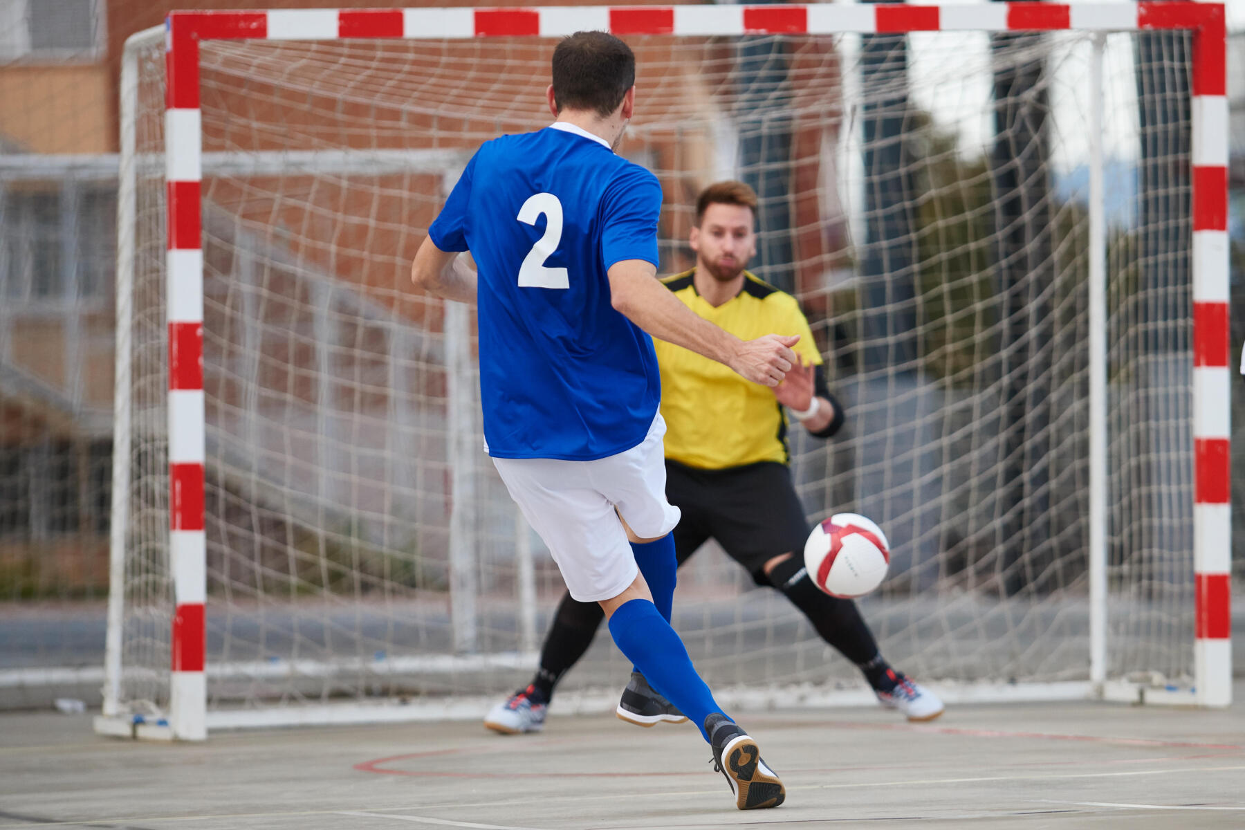 Tenis que os jogadores de hot sale futsal usam